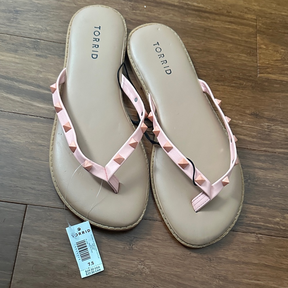 Torrid Blush Studded Sandals